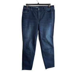 Talbots Flawless Womens Jeans Size 12 Comfort Stretch Denim Slim Ankle Slimming